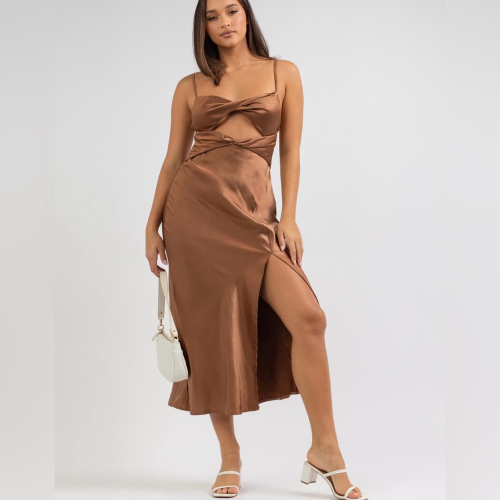 Saints And Secrets Here To Stay Midi Dress Size S